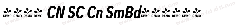 有爱黑体 CN SC Cn SmBd字体转换